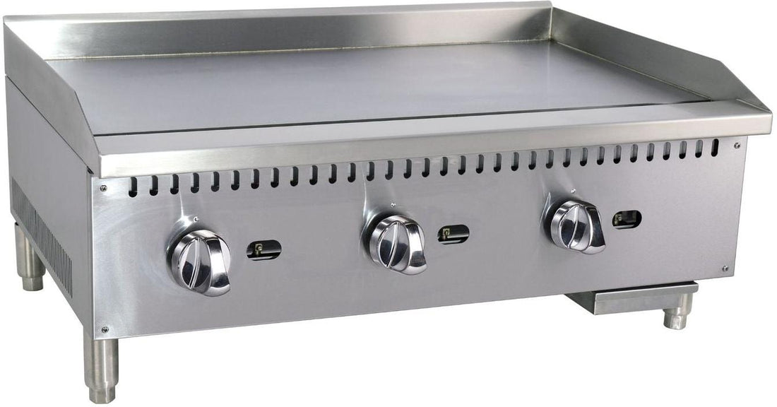 Noriota - 36" Commercial Gas Griddle with Manual Controls - NMG36 - ETA MID AUGUST
