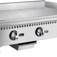 Noriota - 36" Commercial Gas Griddle with Thermostatic Controls - NTG36 - ETA MID AUGUST