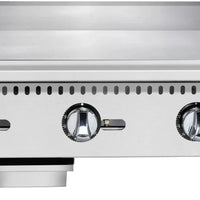 Noriota - 36" Commercial Gas Griddle with Thermostatic Controls - NTG36 - ETA MID AUGUST