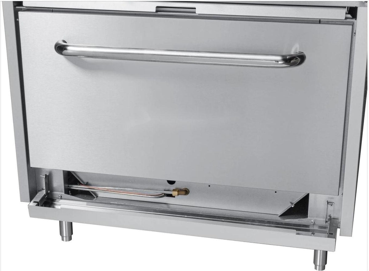 Noriota - 36" Commercial Gas Range with 6 Burners and Oven - NR36 - ETA MID AUGUST