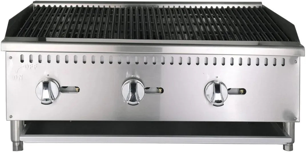 Noriota - 36" Convertible Gas Commercial Radiant Charbroiler - NCB36 - ETA MID AUGUST