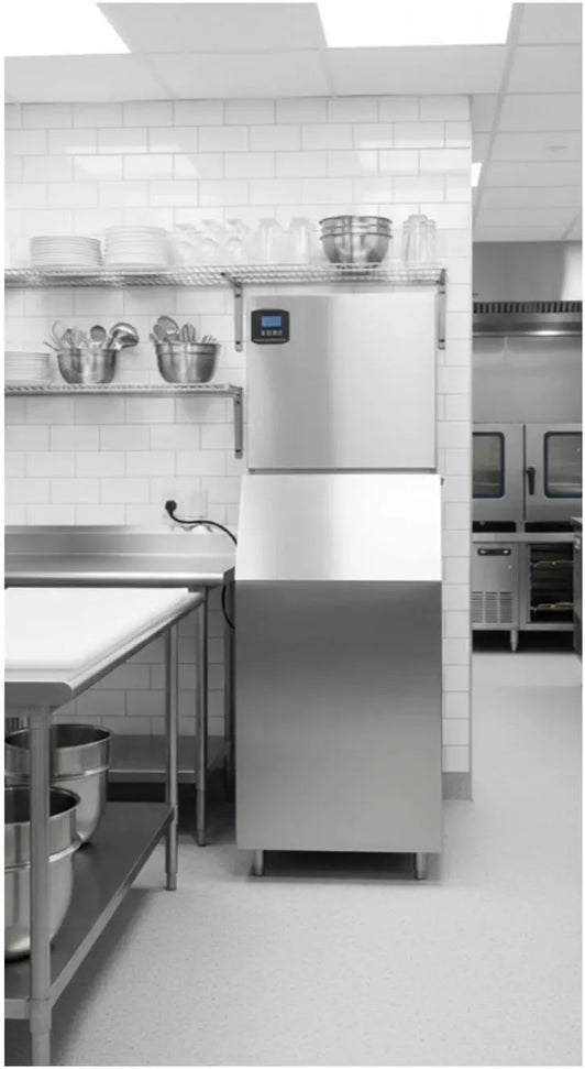 Noriota - 360 lbs 22" Wide Full Cube Modular Ice Machine - NI360F