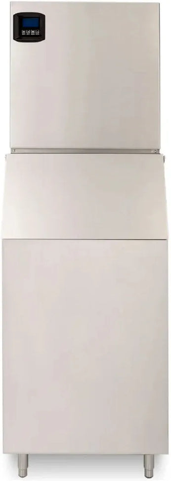 Noriota - 360 lbs Full Cube Ice Machine with 22" Wide Ice Storage Bin - NI360FB310