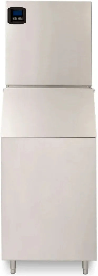 Noriota - 360 lbs Full Cube Ice Machine with 22" Wide Ice Storage Bin - NI360FB310
