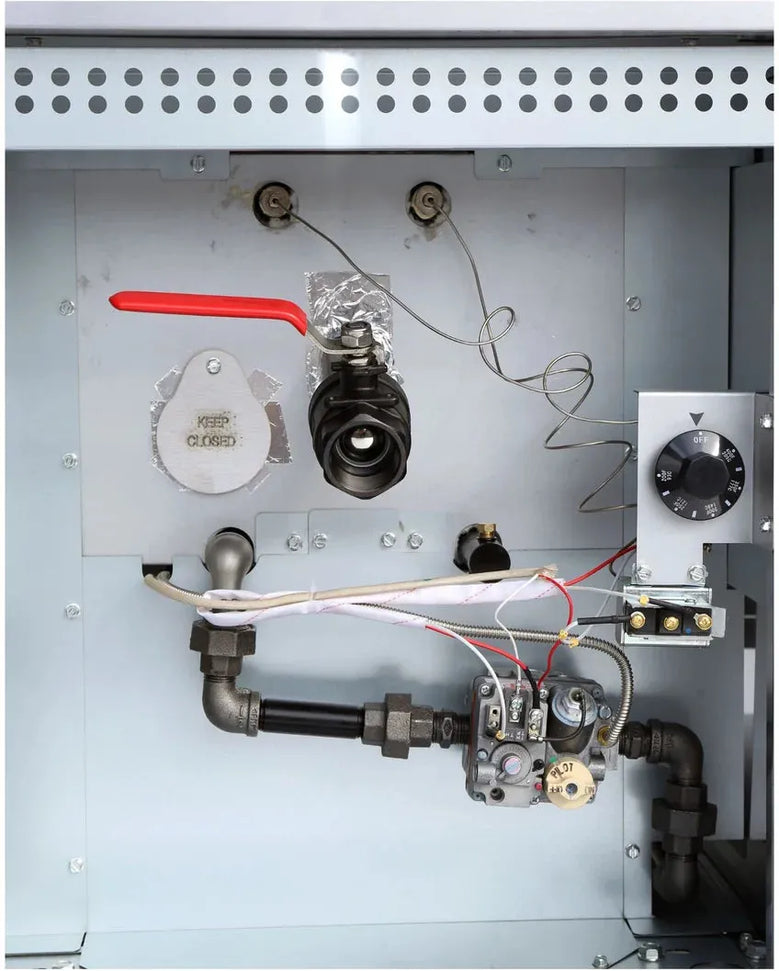 Noriota - 40 lbs Commercial Natural Gas Open Pot Fryer - NFFOP40N - ETA MID AUGUST