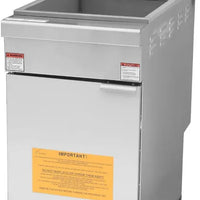 Noriota - 40 lbs Commercial Natural Gas Open Pot Fryer - NFFOP40N - ETA MID AUGUST