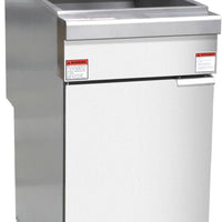 Noriota - 45-50 lbs 4-Tube Commercial Liquid Propane Floor Fryer - NFF4L - ETA MID AUGUST