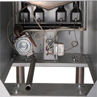 Noriota - 45-50 lbs 4-Tube Commercial Natural Gas Floor Fryer - NFF4N - ETA MID AUGUST
