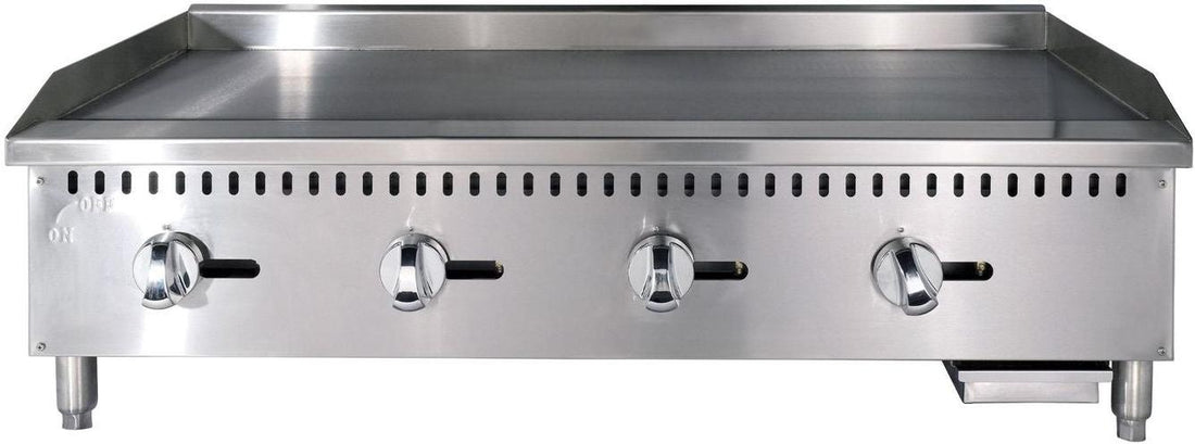 Noriota - 48" Commercial Gas Griddle with Manual Controls - NMG48 - ETA MID AUGUST