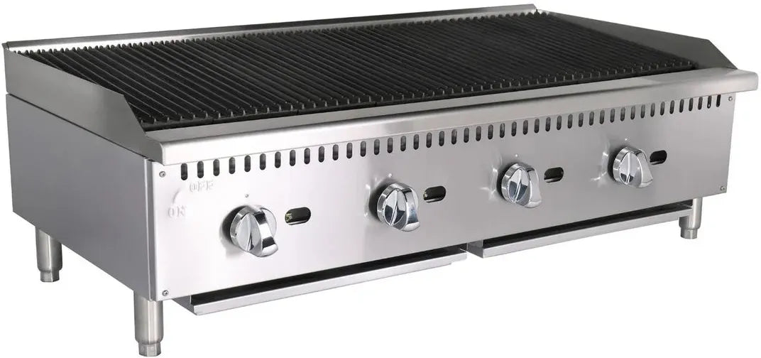 Noriota - 48" Convertible Gas Commercial Radiant Charbroiler - NCB48 - ETA MID AUGUST