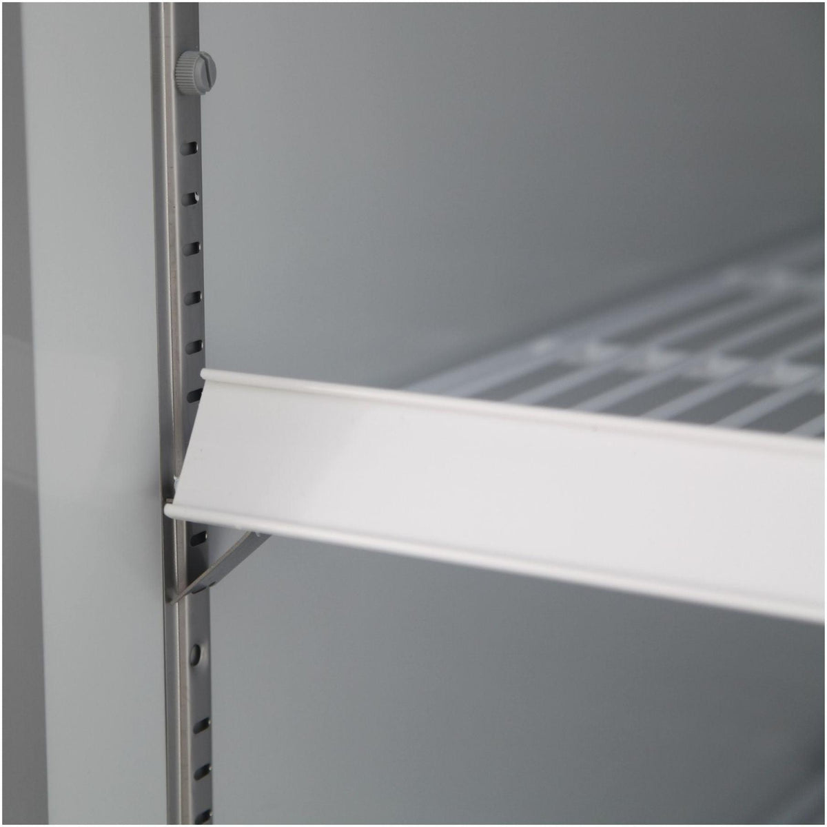 Noriota - 48 Cu Ft Black 2 Sliding Doors Merchandiser Refrigerator - NMR48SB