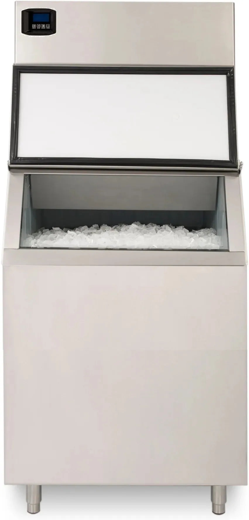 Noriota - 500 lbs Full Cube Ice Machine with 30" Wide Ice Storage Bin - NI500FB470