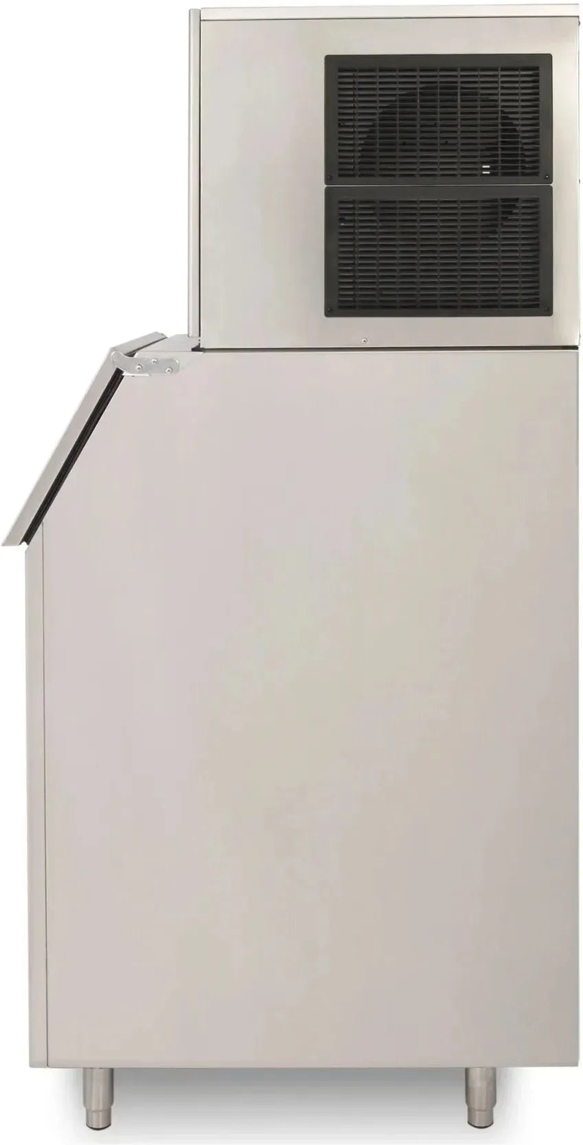 Noriota - 500 lbs Full Cube Ice Machine with 30" Wide Ice Storage Bin - NI500FB470