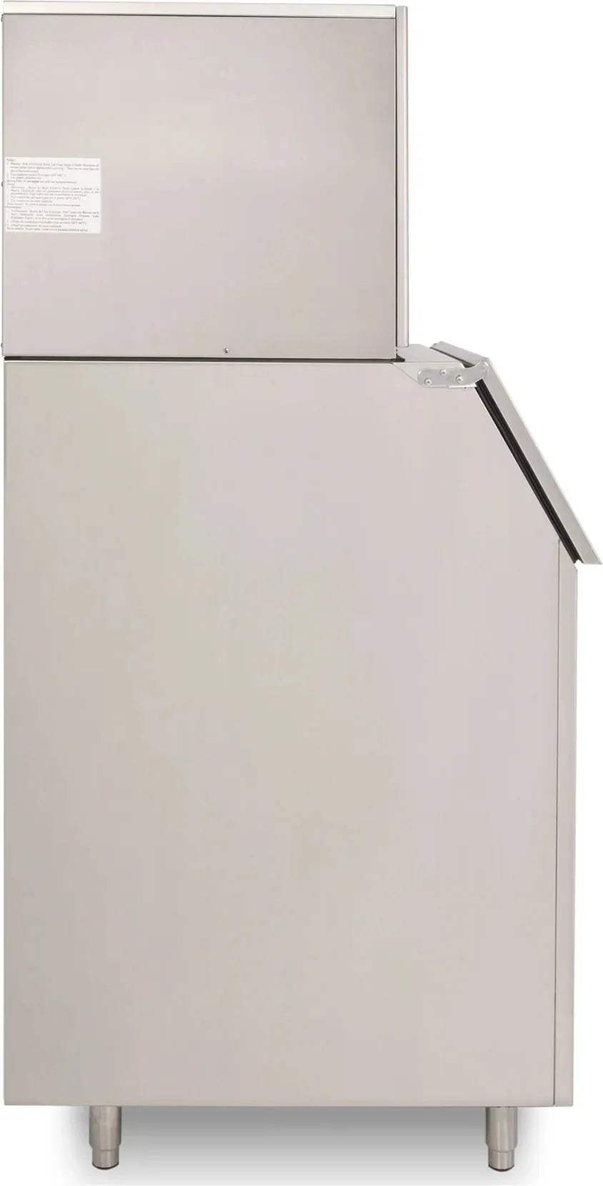 Noriota - 500 lbs Full Cube Ice Machine with 30" Wide Ice Storage Bin - NI500FB470