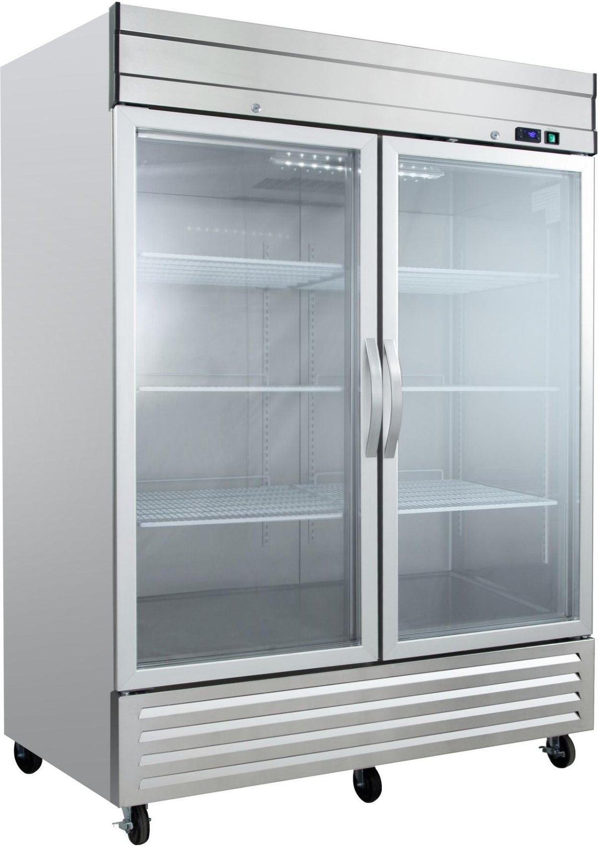 Noriota - 54" 2 Glass Doors Commercial Reach-In Refrigerator - NR49G