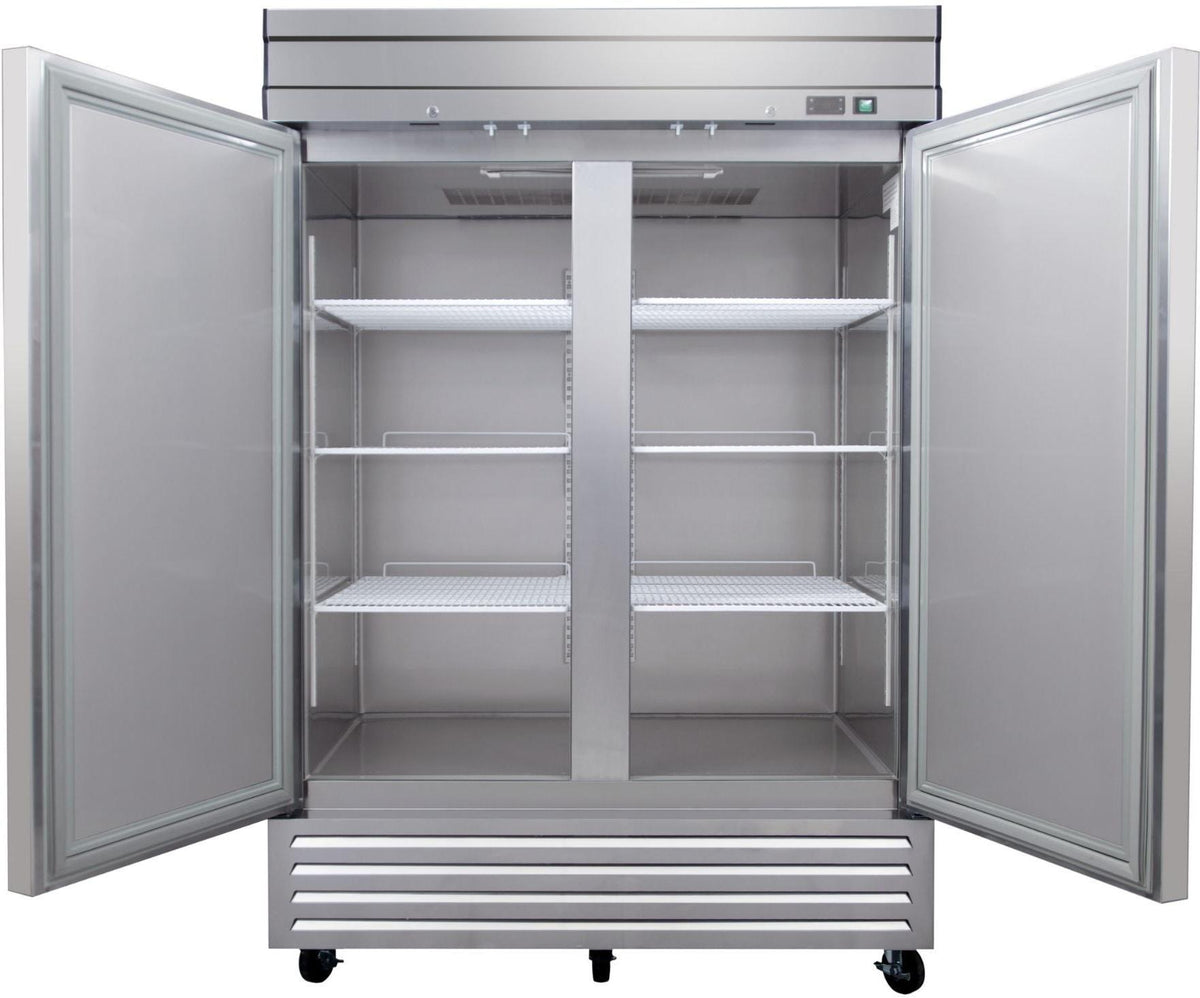 Noriota - 54" 2 Solid Doors Commercial Reach-In Freezer - NF49