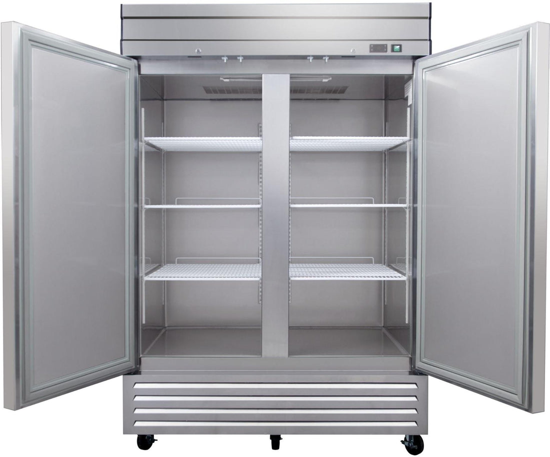 Noriota - 54" 2 Solid Doors Commercial Reach-In Refrigerator - NR49