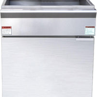 Noriota - 65-70 lbs 5-Tube Commercial Liquid Propane Floor Fryer - NFF5L - ETA MID AUGUST