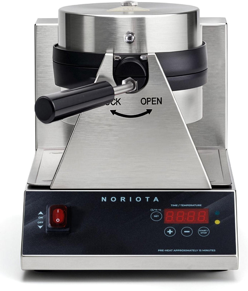 Noriota - 7" Round Commercial Belgian Waffle Maker - NMBWM1