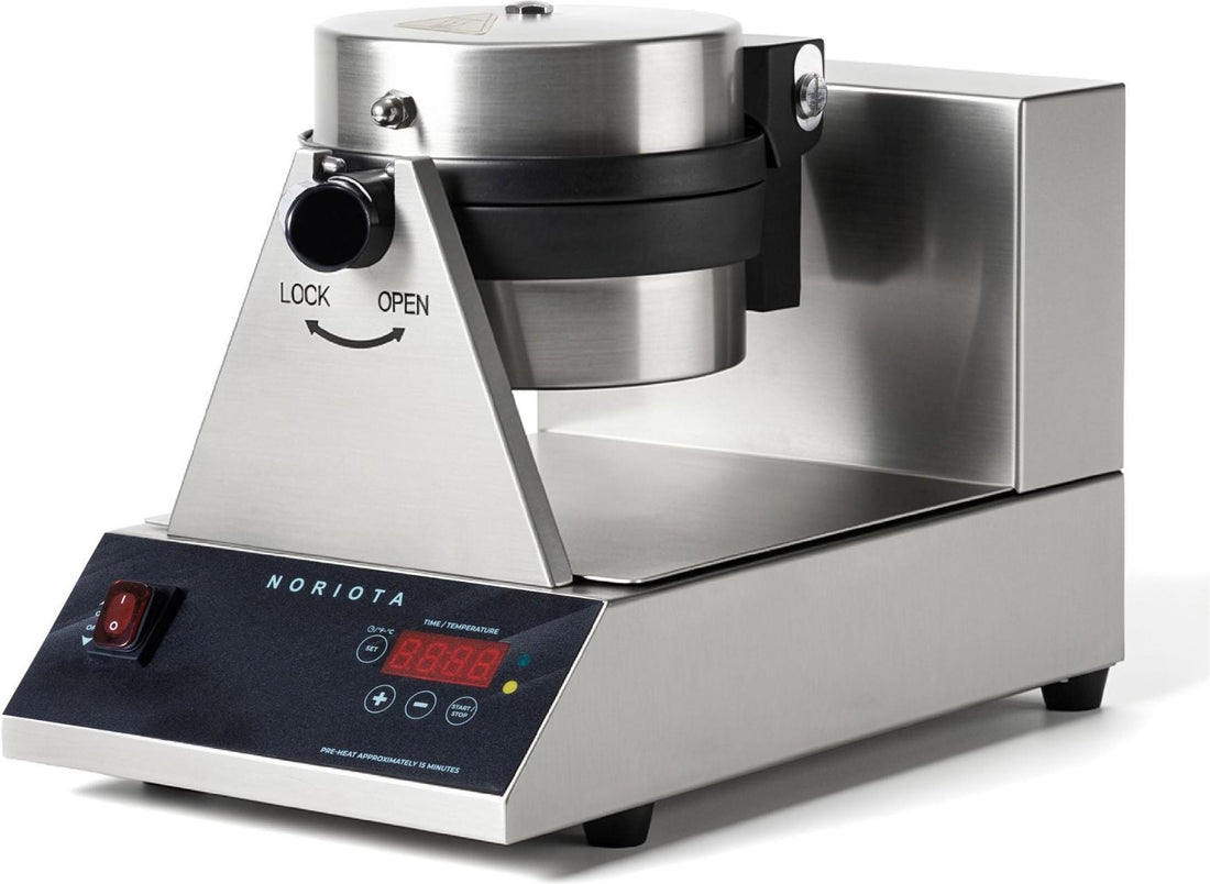 Noriota - 7" Round Commercial Belgian Waffle Maker - NMBWM1