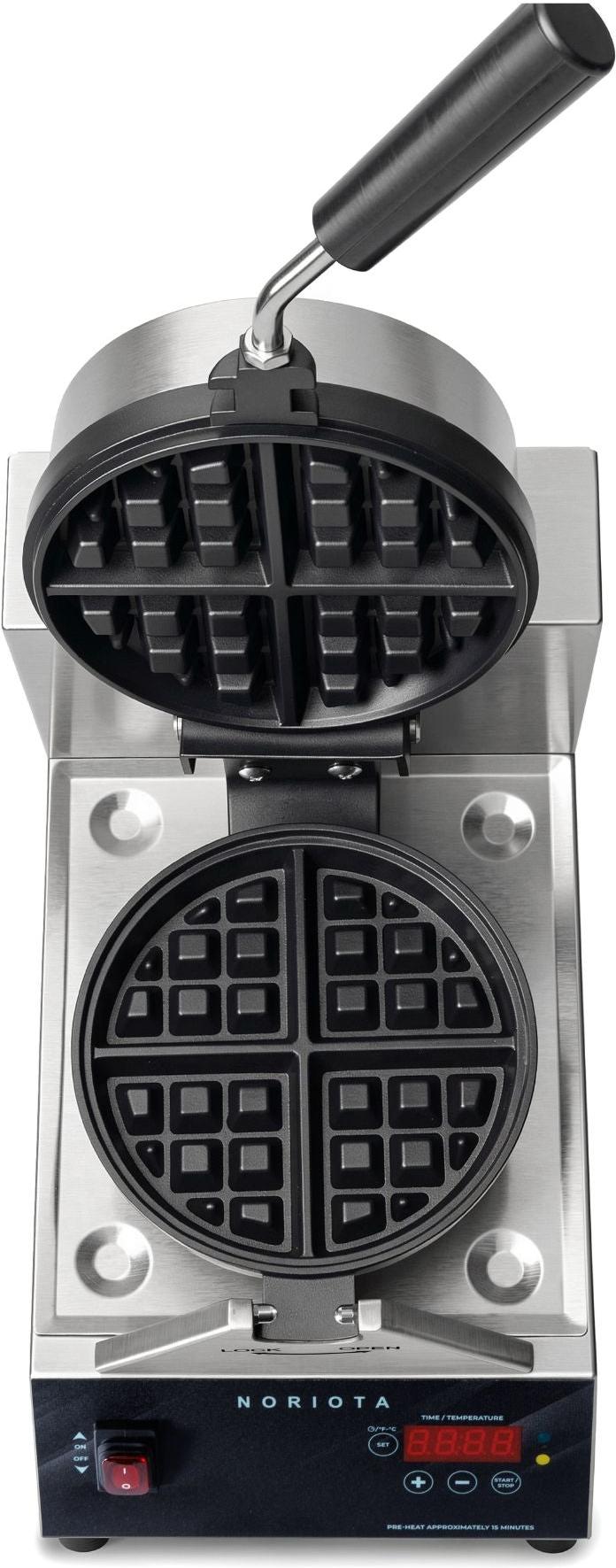 Noriota - 7" Round Commercial Belgian Waffle Maker - NMBWM1