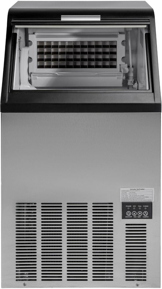 Noriota - 80 lbs Full Cube Undercounter Ice Machine - NI80F