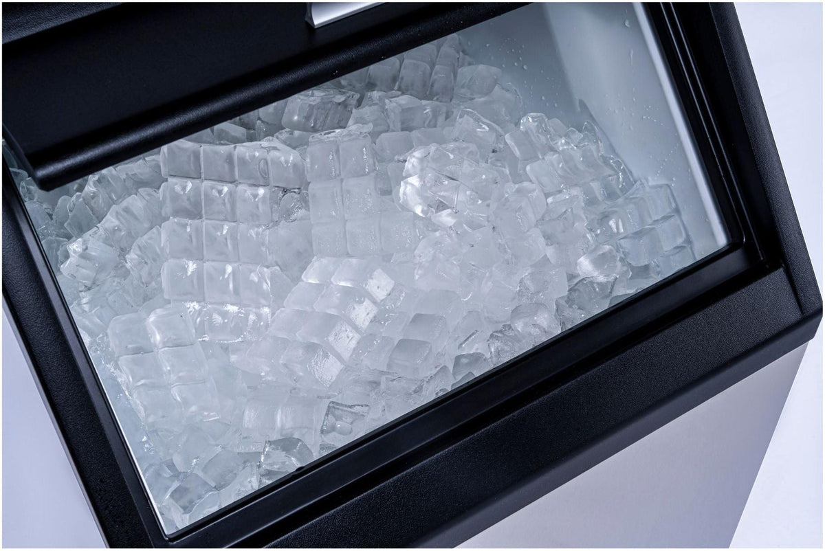 Noriota - 80 lbs Full Cube Undercounter Ice Machine - NI80F