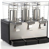 Noriota - Commercial Refrigerated Beverage Dispenser with Three 3 Gallon Bowls - NBD3