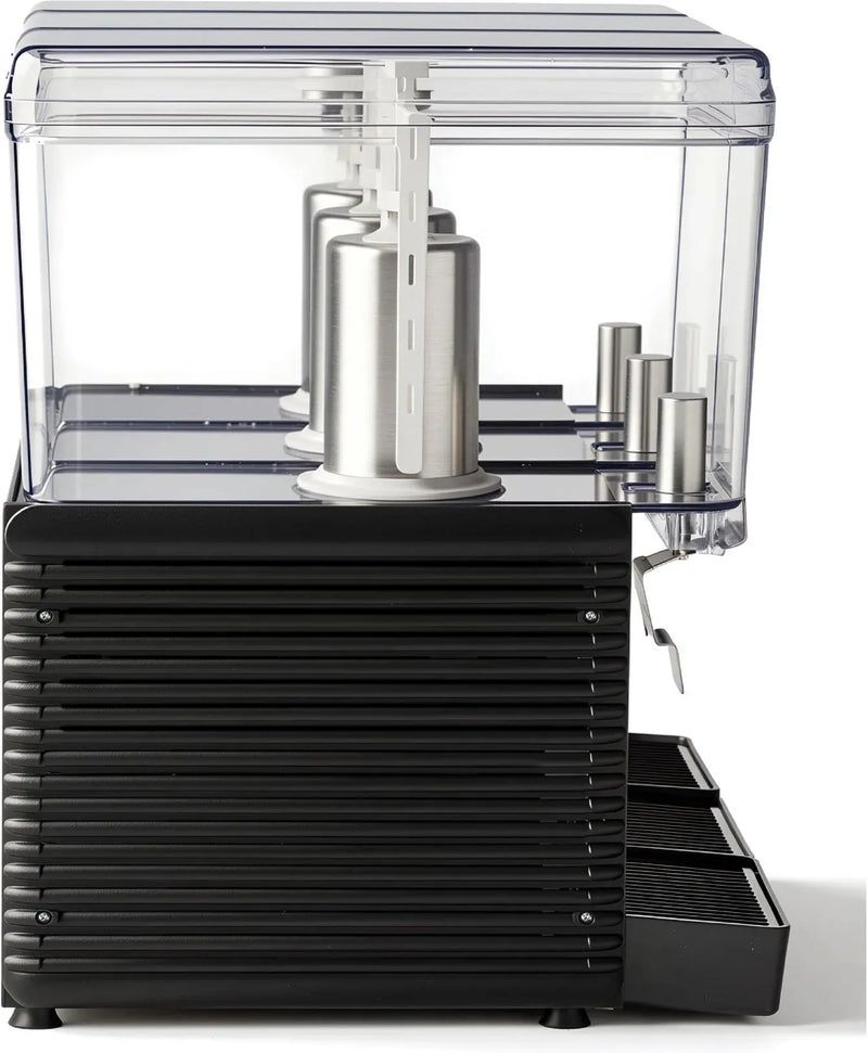 Noriota - Commercial Refrigerated Beverage Dispenser with Three 3 Gallon Bowls - NBD3