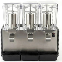 Noriota - Commercial Refrigerated Beverage Dispenser with Three 3 Gallon Bowls - NBD3