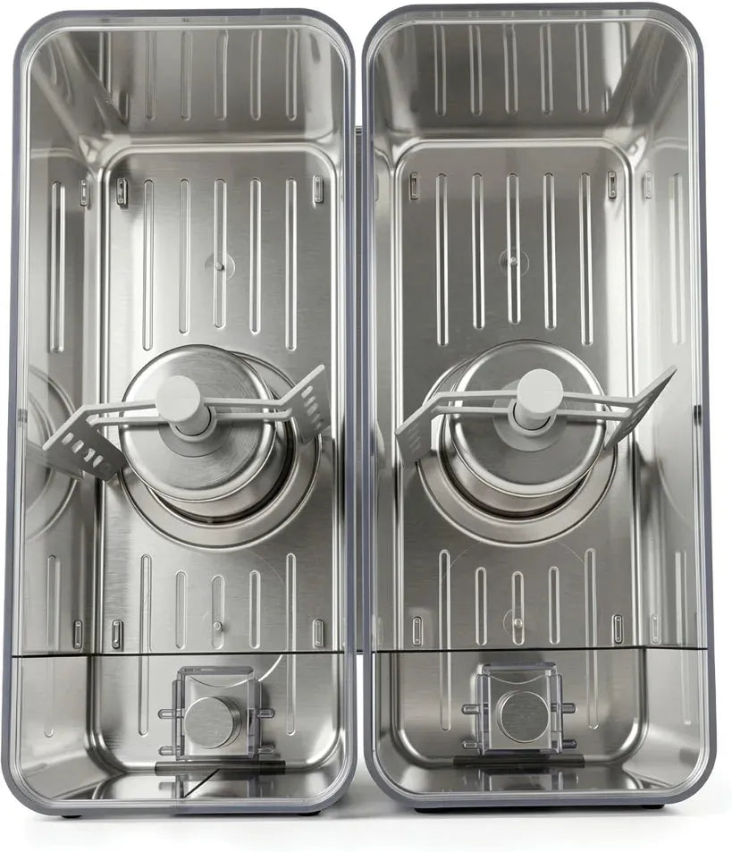 Noriota - Commercial Refrigerated Beverage Dispenser with Two 3 Gallon Bowls - NBD2