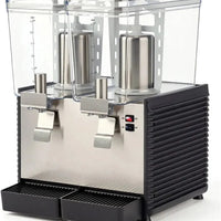 Noriota - Commercial Refrigerated Beverage Dispenser with Two 3 Gallon Bowls - NBD2