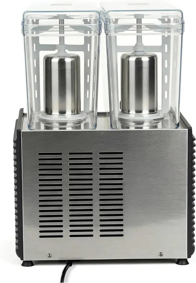 Noriota - Commercial Refrigerated Beverage Dispenser with Two 3 Gallon Bowls - NBD2