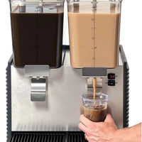 Noriota - Commercial Refrigerated Beverage Dispenser with Two 3 Gallon Bowls - NBD2