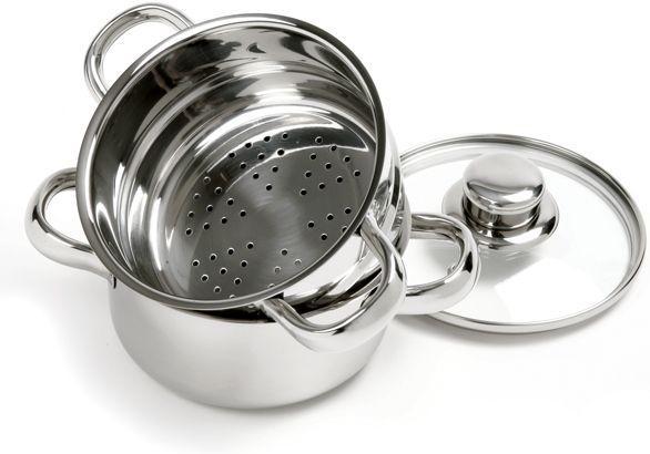 Norpro - 1 QT 3 Piece Stainless Steel Steamer Cooker - 2025