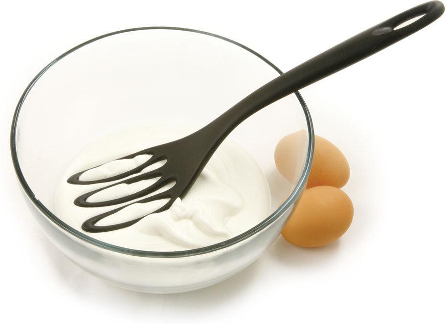 Norpro - 12" Black Jumbo Fiskie The Ultimate Fork & Whisk Combo - 1723