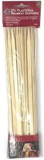 Norpro - 12" Flat Bamboo Skewers, Pack of 25 - 1897