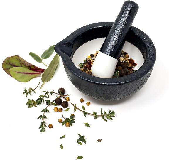 Norpro - 1/3 Cup Porcelain Mortar and Pestle - 6920
