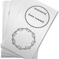 Norpro - 2 Designs 2″ Round Canning Labels, Pack of 36 - 6036