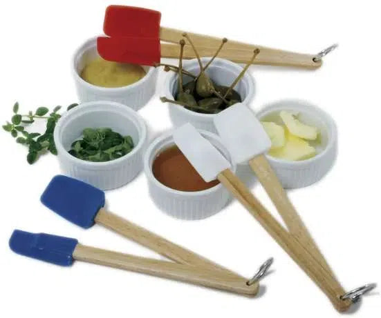 Norpro - 2 Piece Blue Mini Spatula Set - 3000C