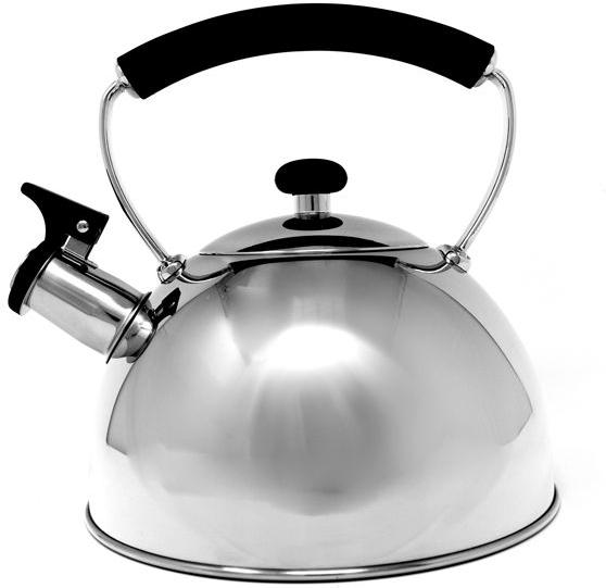 Norpro - 2.3 L Stainless Steel Mirrored Finish Whistling Tea Kettle - 5630