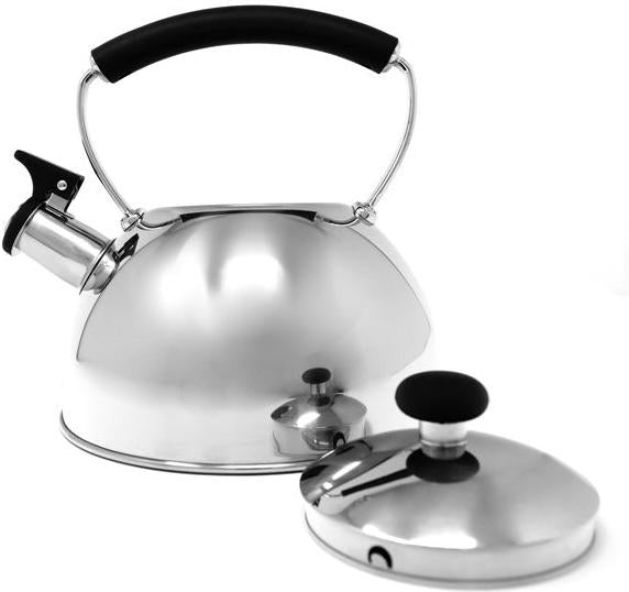 Norpro - 2.3 L Stainless Steel Mirrored Finish Whistling Tea Kettle - 5630