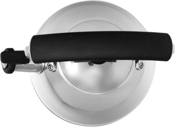 Norpro - 2.3 L Stainless Steel Mirrored Finish Whistling Tea Kettle - 5630