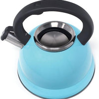 Norpro - 2.7 L Stainless Steel Blue Whistling Tea Kettle - 5631