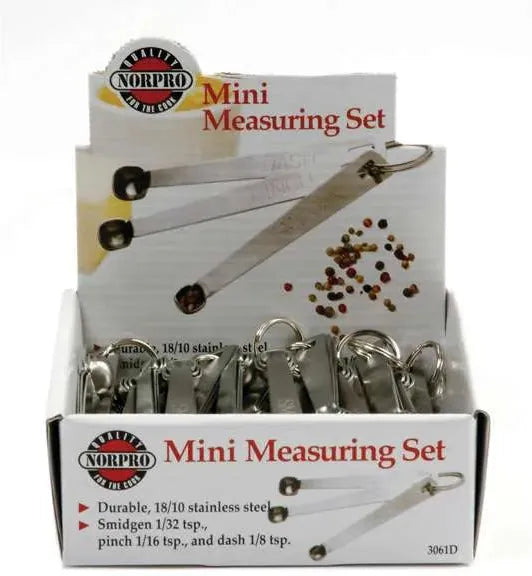 Norpro - 3 Pc Set Mini Measuring Spoons, Pack of 36 Sets - 3061D