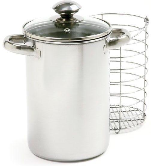 Norpro - 3 QT 3 Piece Stainless Steel Vertical Steamer/Cooker - 573