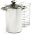 Norpro - 3 QT 3 Piece Stainless Steel Vertical Steamer/Cooker - 573