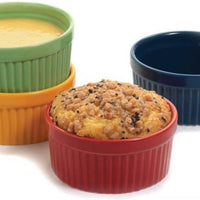 Norpro - 4 Oz Stoneware Coloured Ramekins, Pack of 24 - 261DC