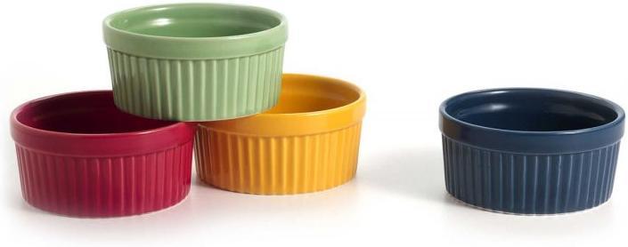 Norpro - 4 Oz Stoneware Coloured Ramekins, Pack of 24 - 261DC