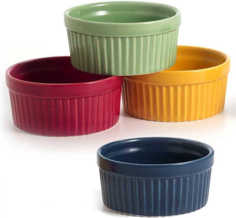 Norpro - 4 Oz Stoneware Coloured Ramekins, Pack of 24 - 261DC
